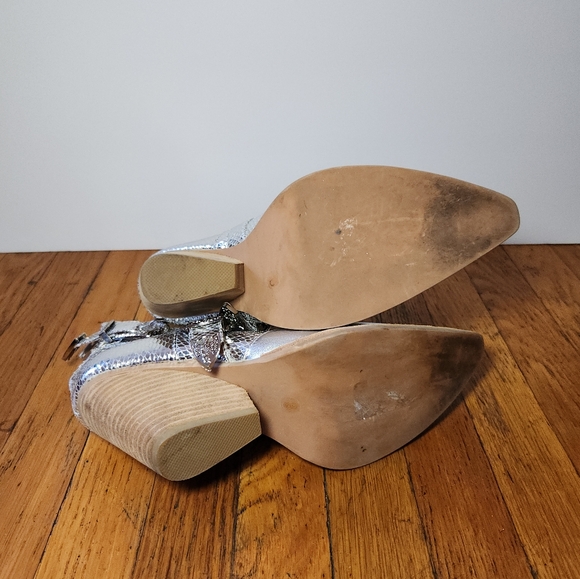 Jeffrey Campbell & Free People Silver Icon Western Booties - Picture 8 of 12